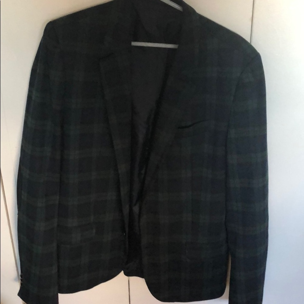 Zara Mens plaid blazer